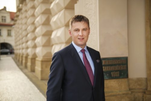 Ministr zahraničních věcí Tomáš Petříček navštívil Kraj Vysočina.